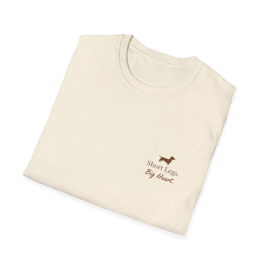 Dachshund “Short Legs, Big Heart” T‑Shirt