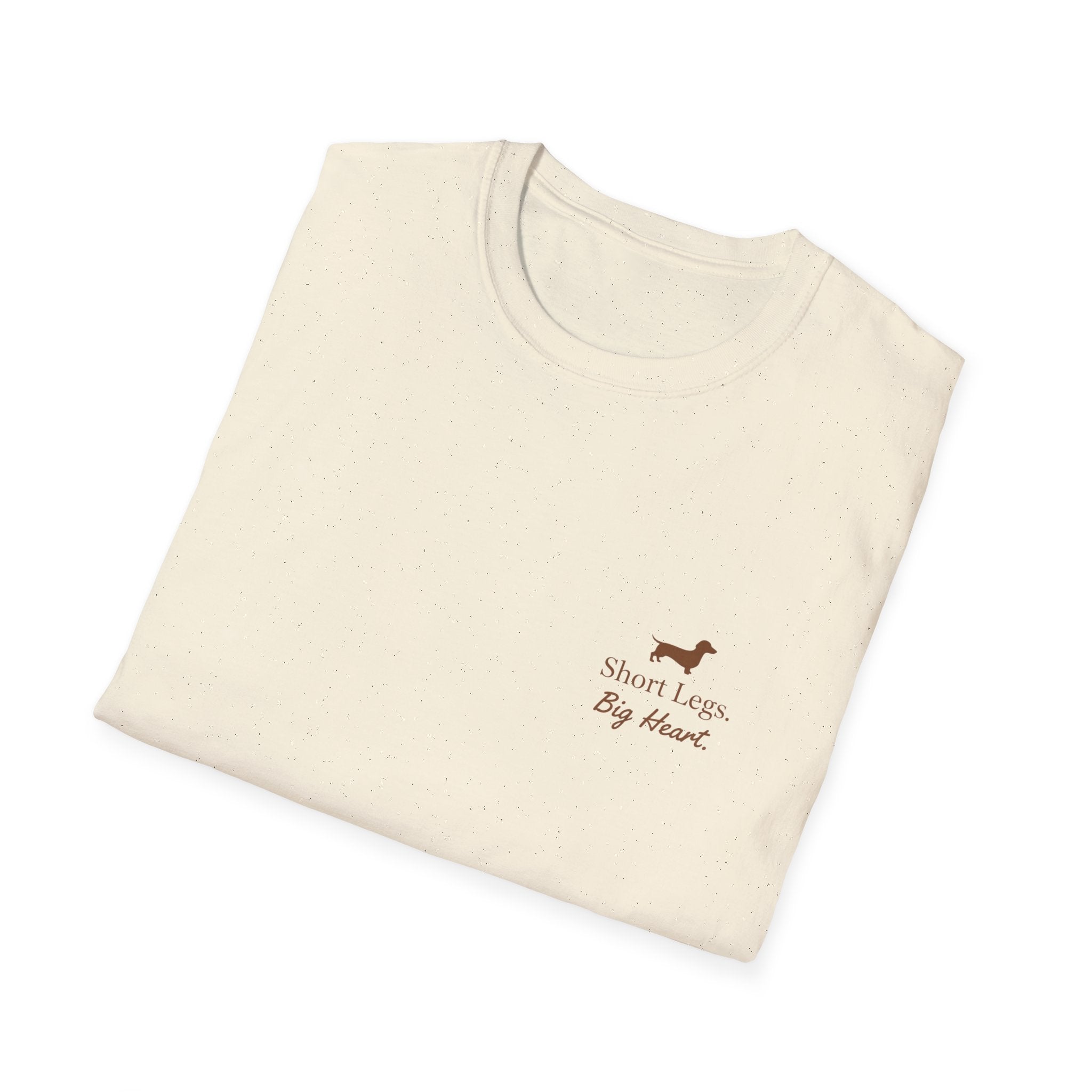 Dachshund “Short Legs, Big Heart” T‑Shirt