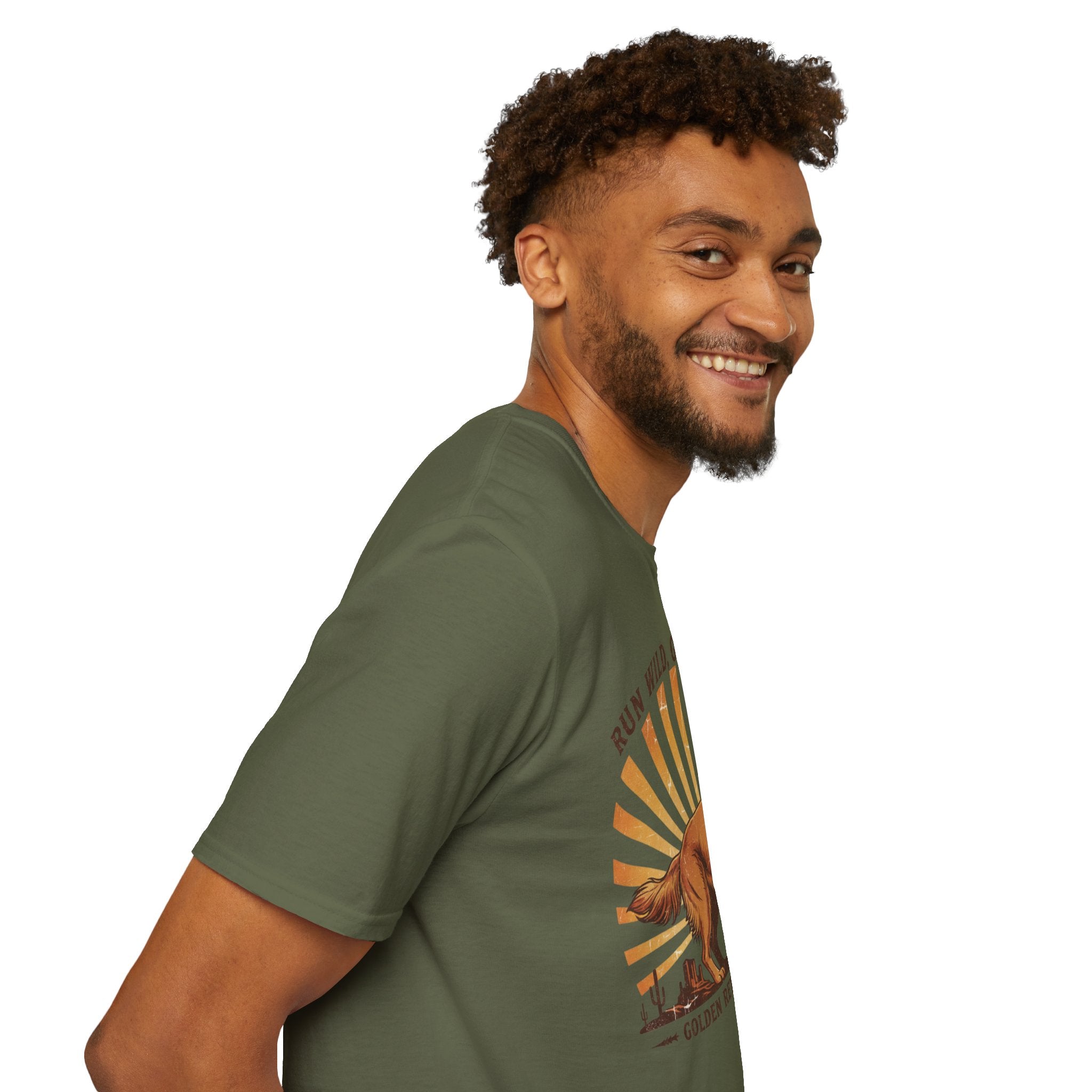 Run Wild Golden Heart T-Shirt — Golden Retriever Graphic Tee