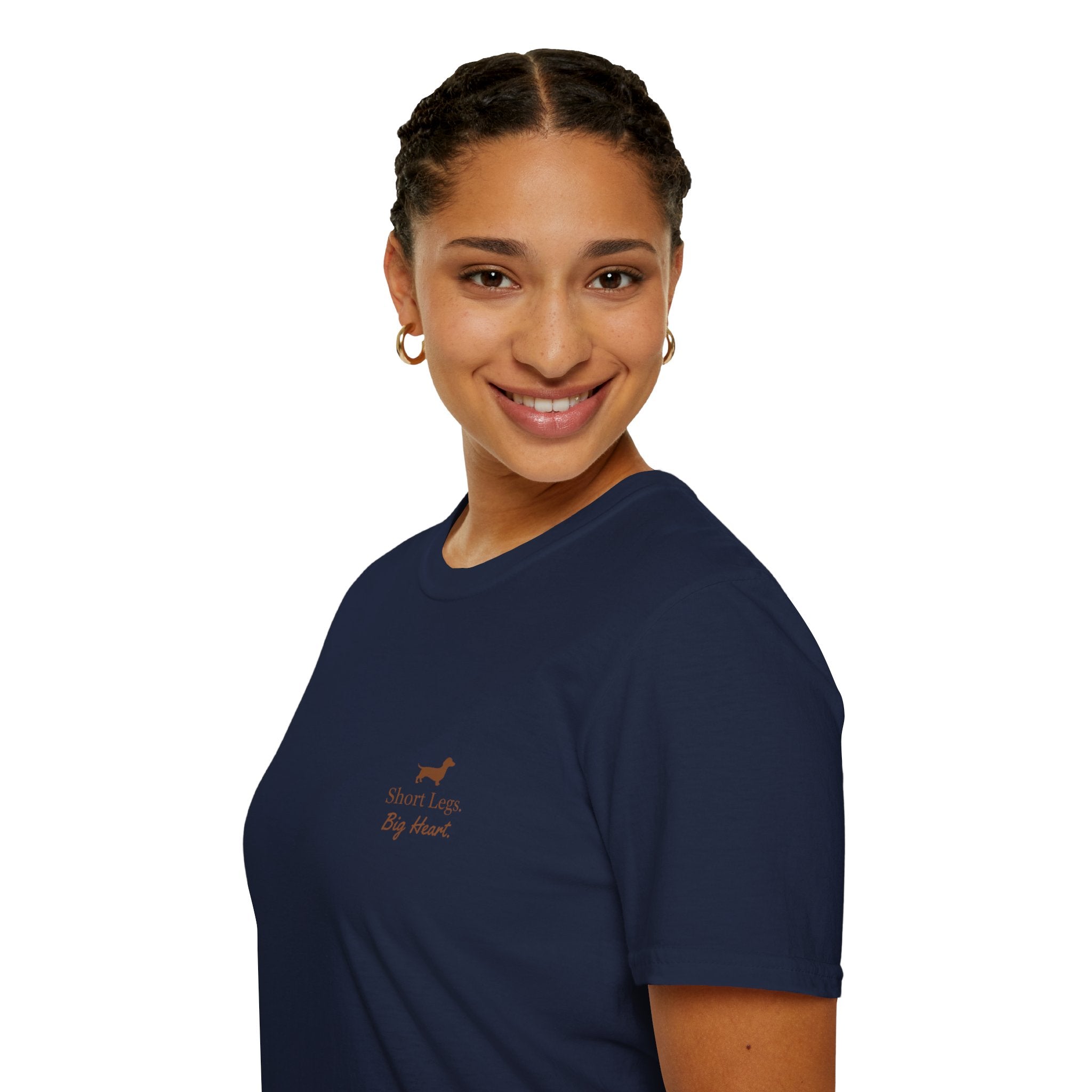 Dachshund “Short Legs, Big Heart” T‑Shirt