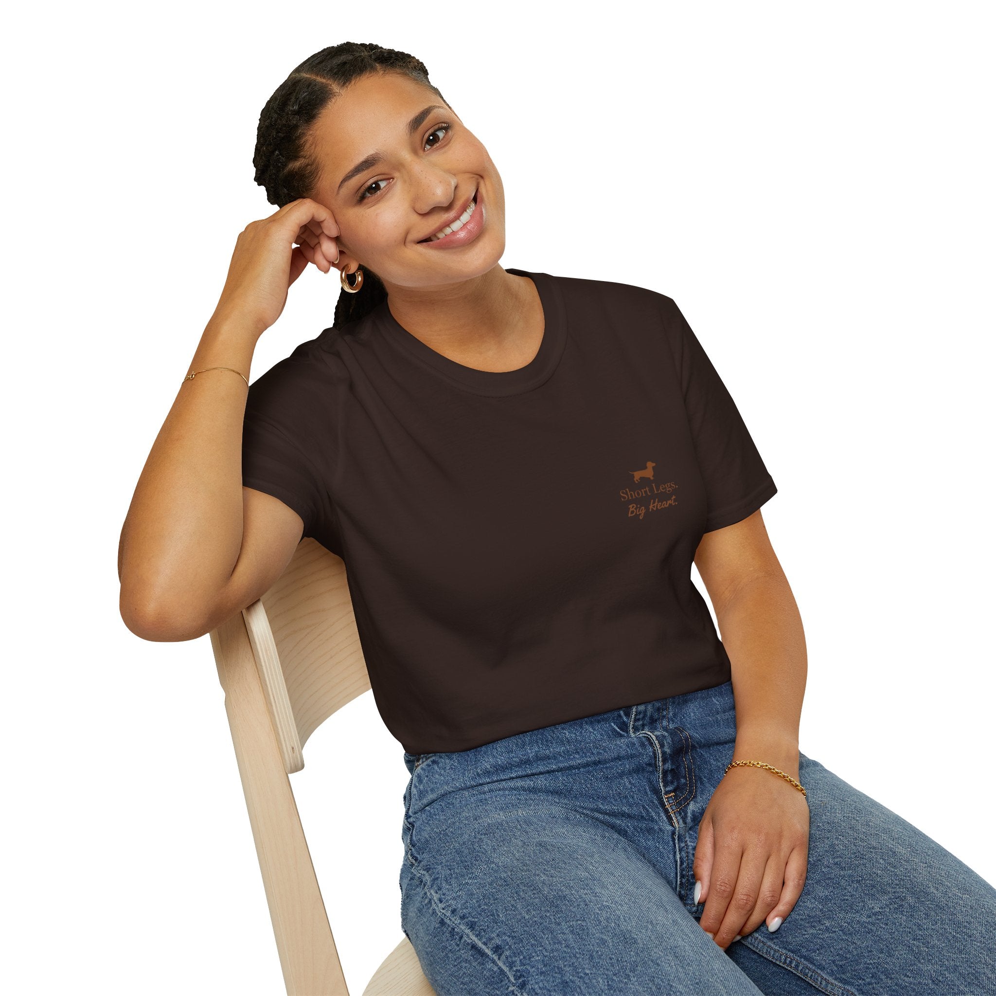 Dachshund “Short Legs, Big Heart” T‑Shirt