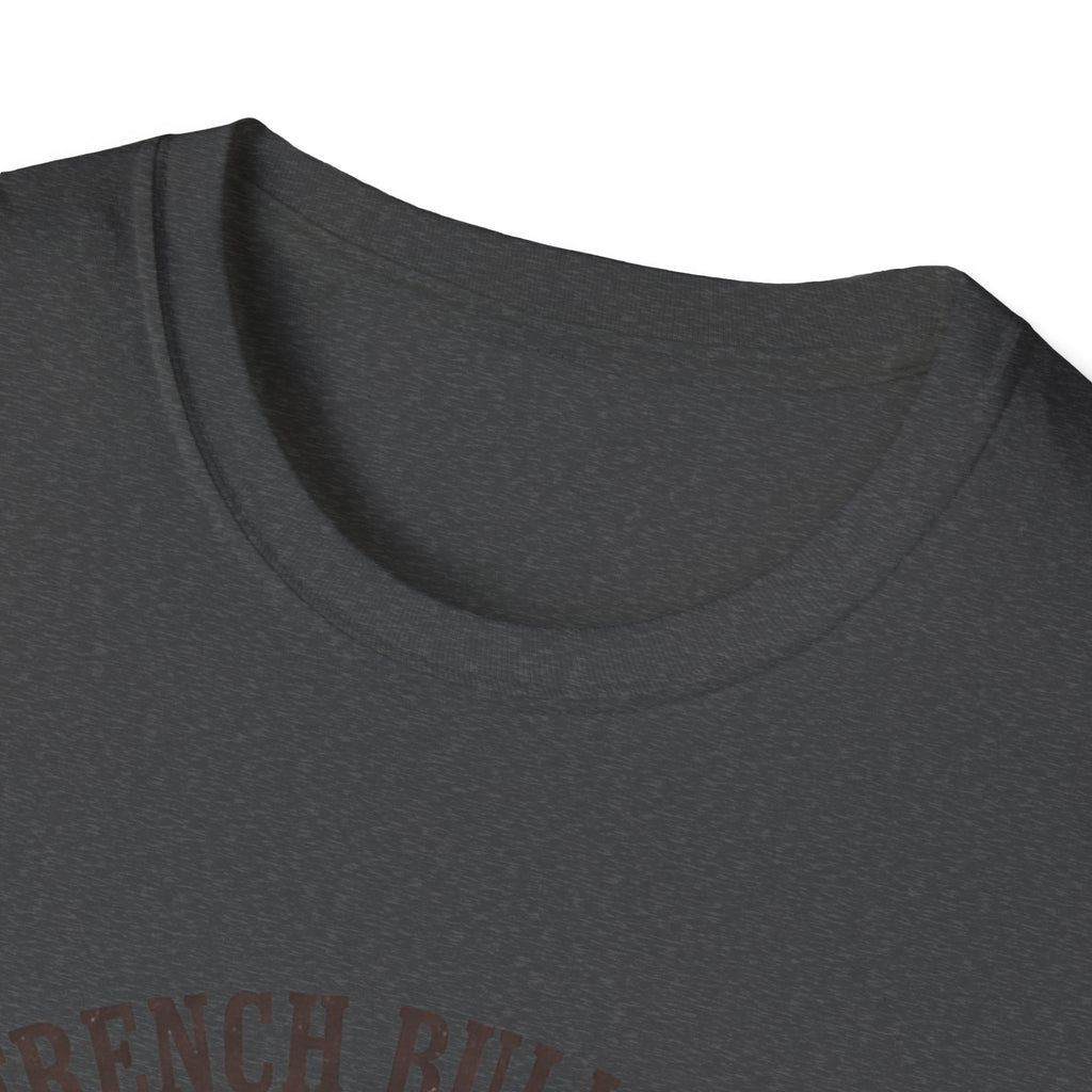 French Bulldog Social Club T-Shirt — Retro Crest Graphic Tee for Dog Lovers