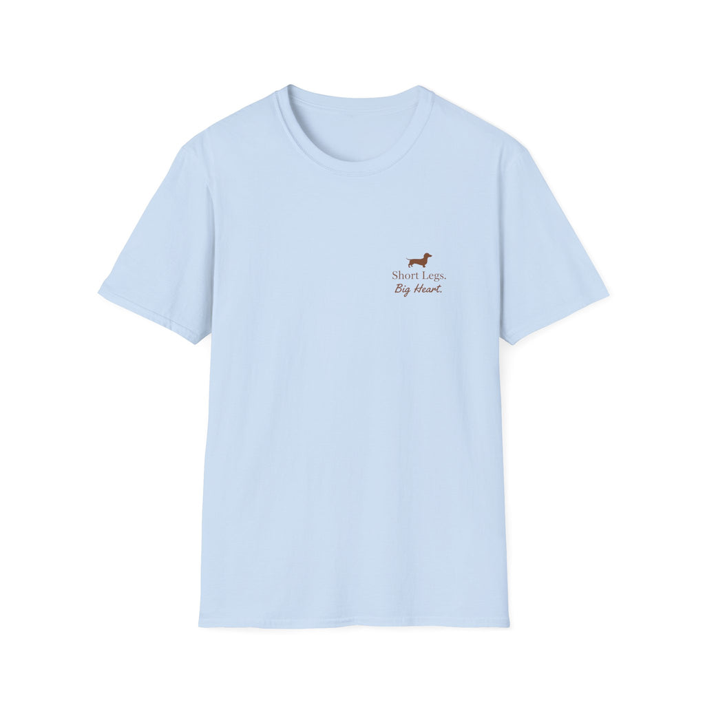 Dachshund “Short Legs, Big Heart” T‑Shirt