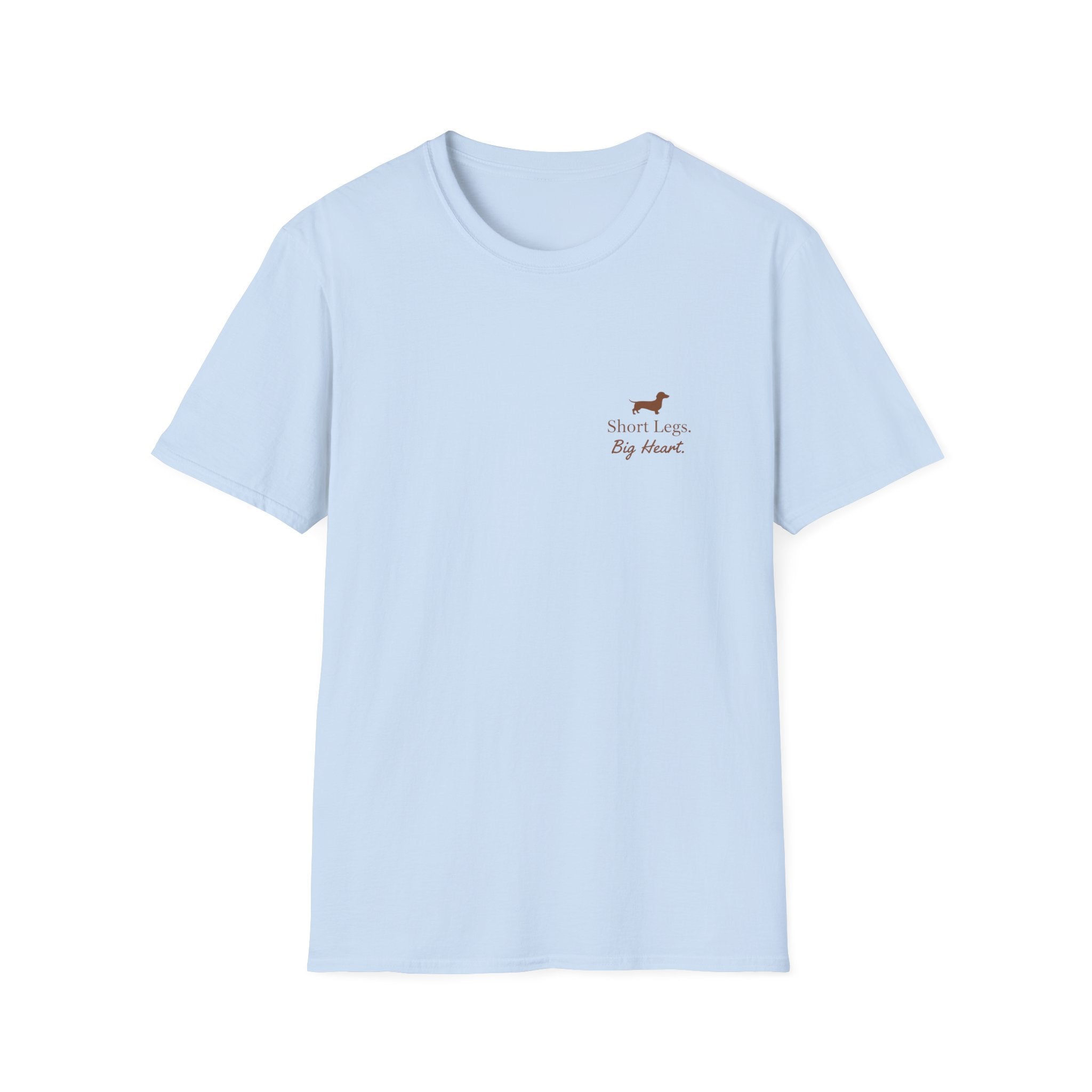 Dachshund “Short Legs, Big Heart” T‑Shirt