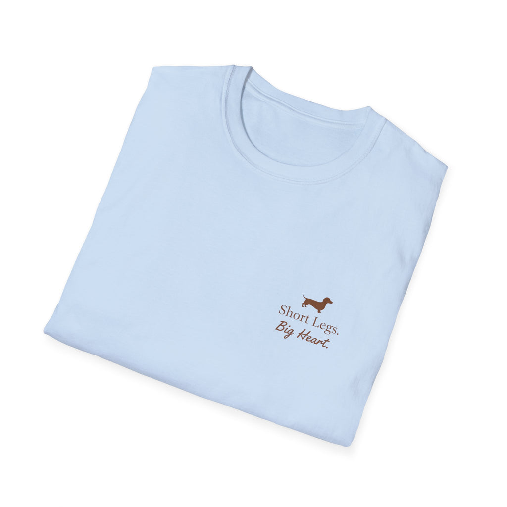 Dachshund “Short Legs, Big Heart” T‑Shirt