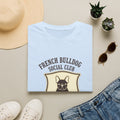 French Bulldog Social Club T-Shirt — Retro Crest Graphic Tee for Dog Lovers