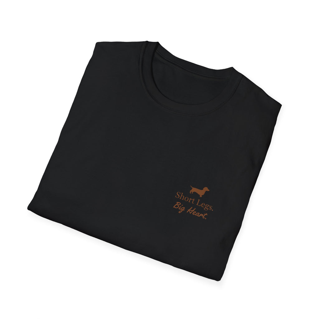 Dachshund “Short Legs, Big Heart” T‑Shirt
