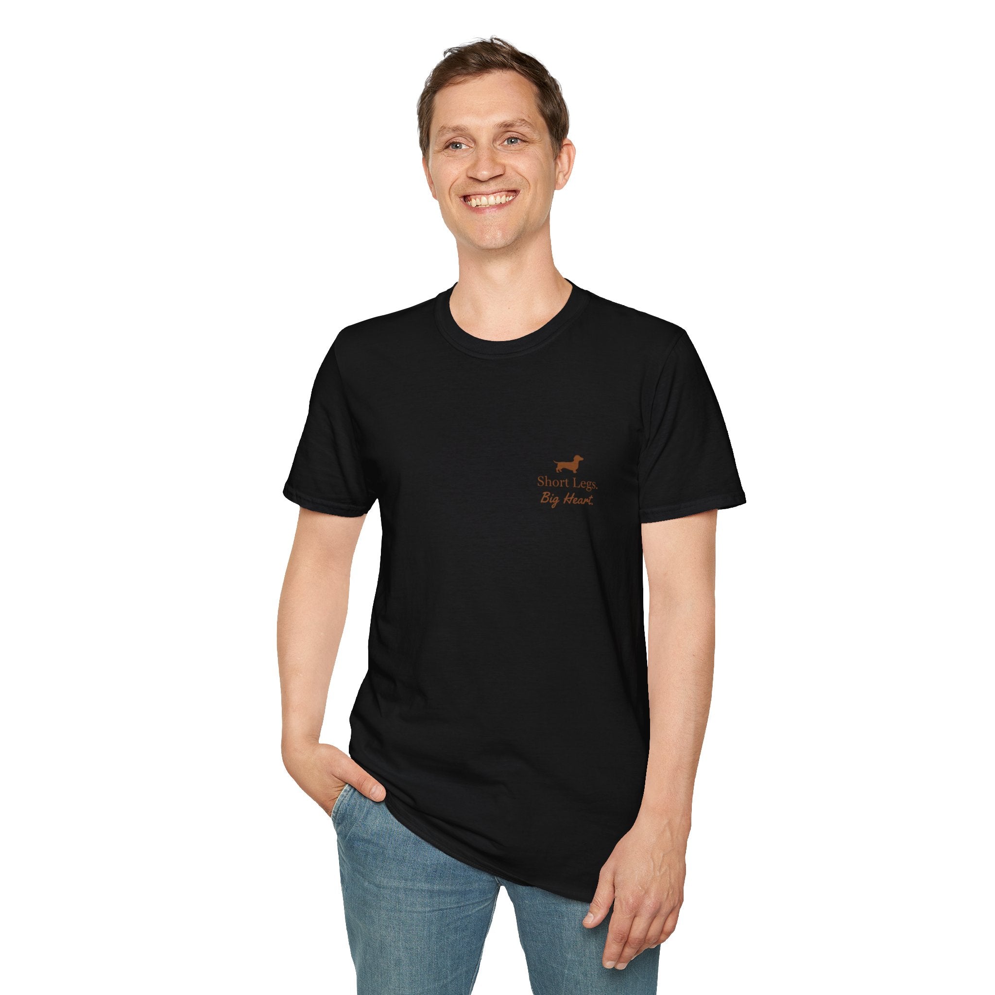 Dachshund “Short Legs, Big Heart” T‑Shirt