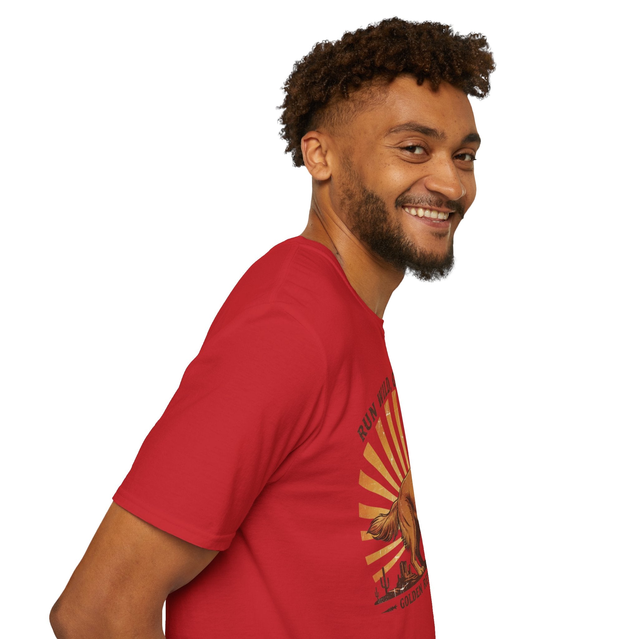 Run Wild Golden Heart T-Shirt — Golden Retriever Graphic Tee