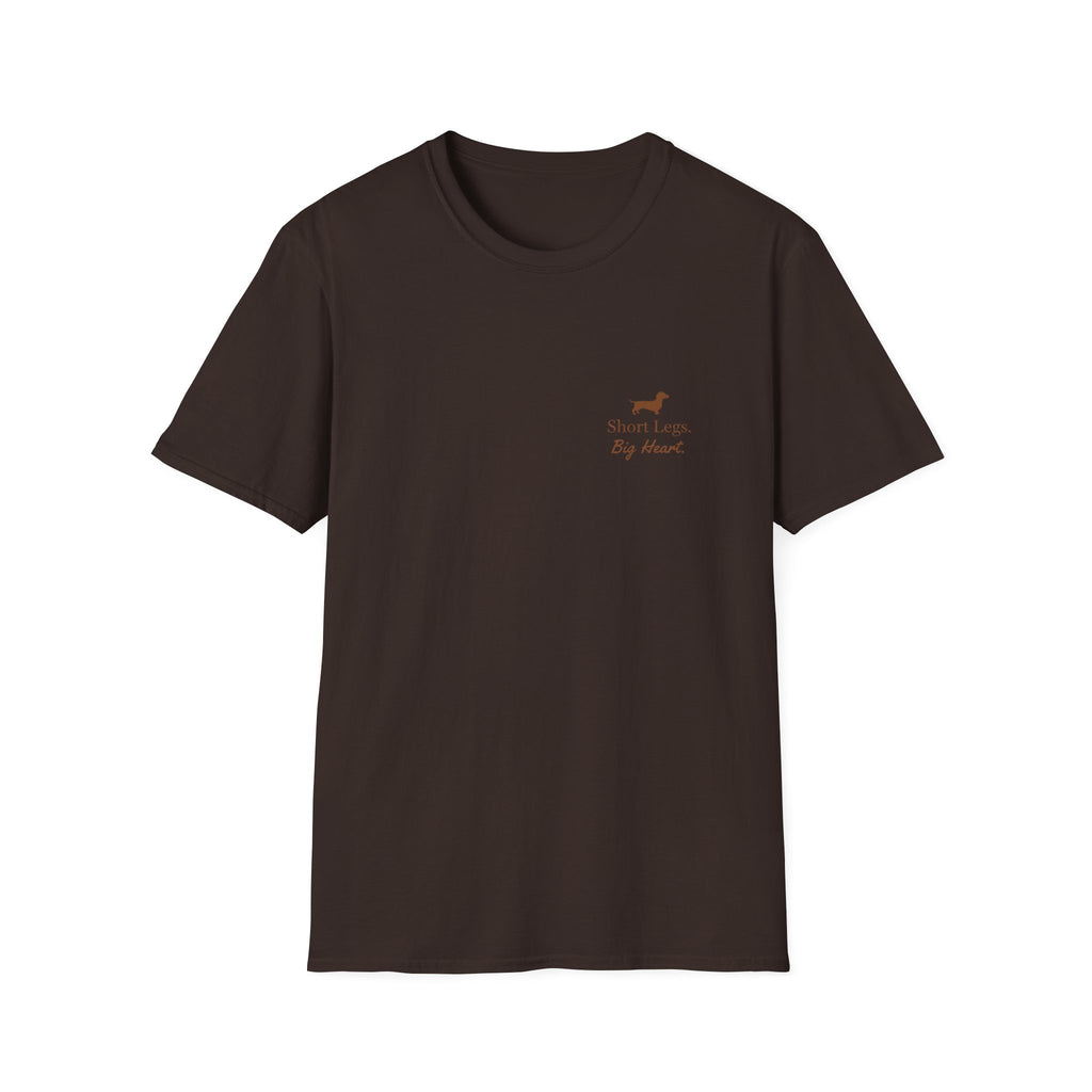 Dachshund “Short Legs, Big Heart” T‑Shirt