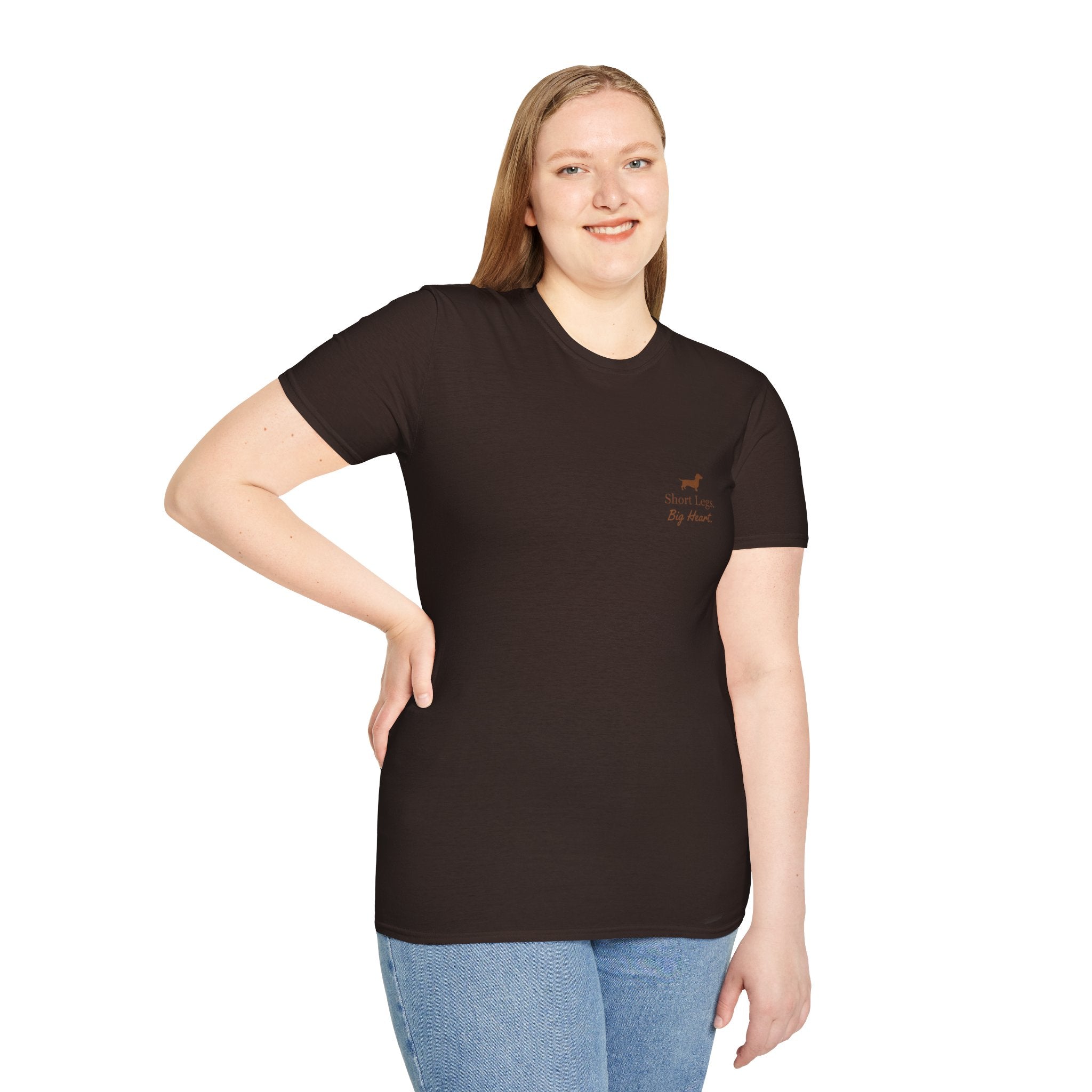 Dachshund “Short Legs, Big Heart” T‑Shirt