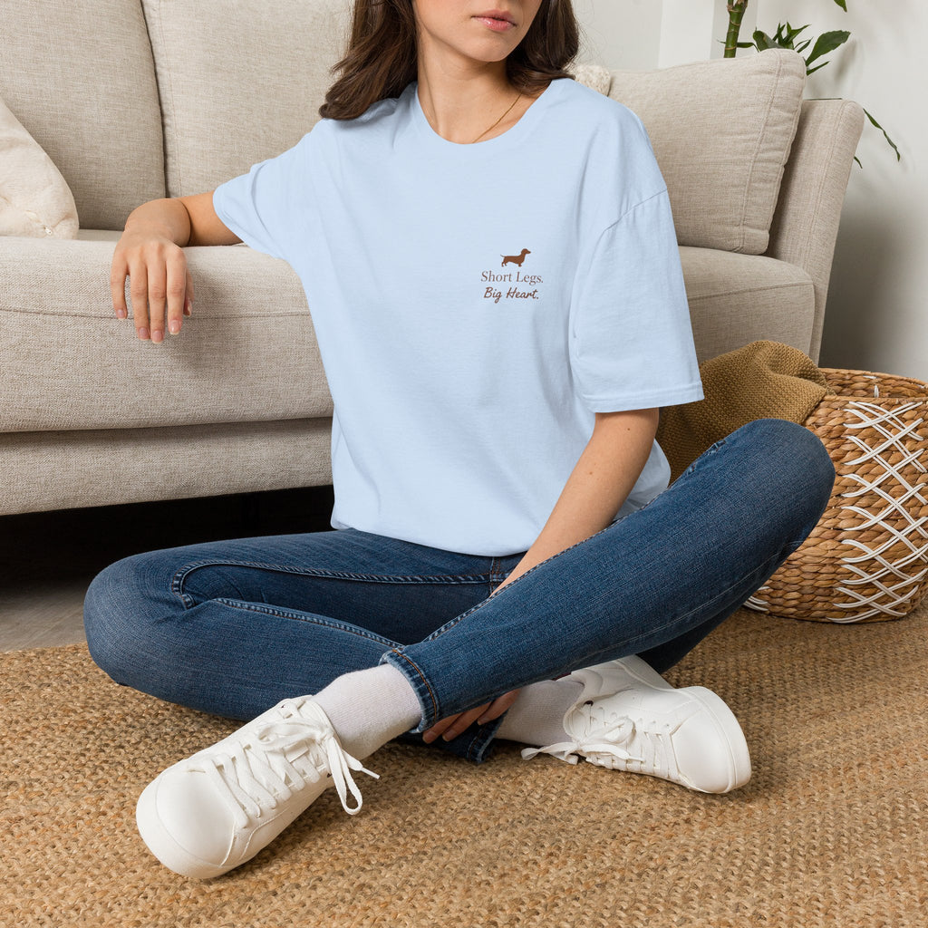 Dachshund “Short Legs, Big Heart” T‑Shirt