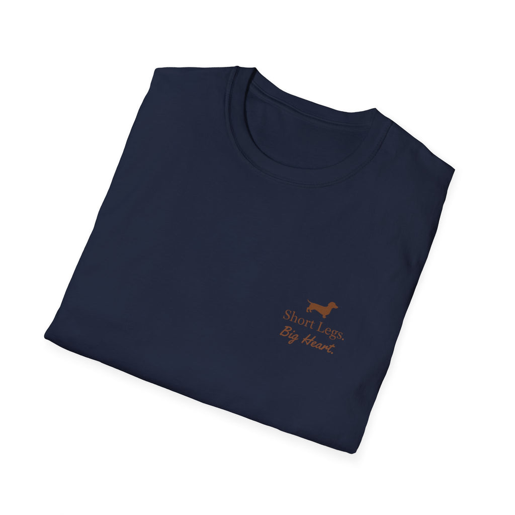 Dachshund “Short Legs, Big Heart” T‑Shirt