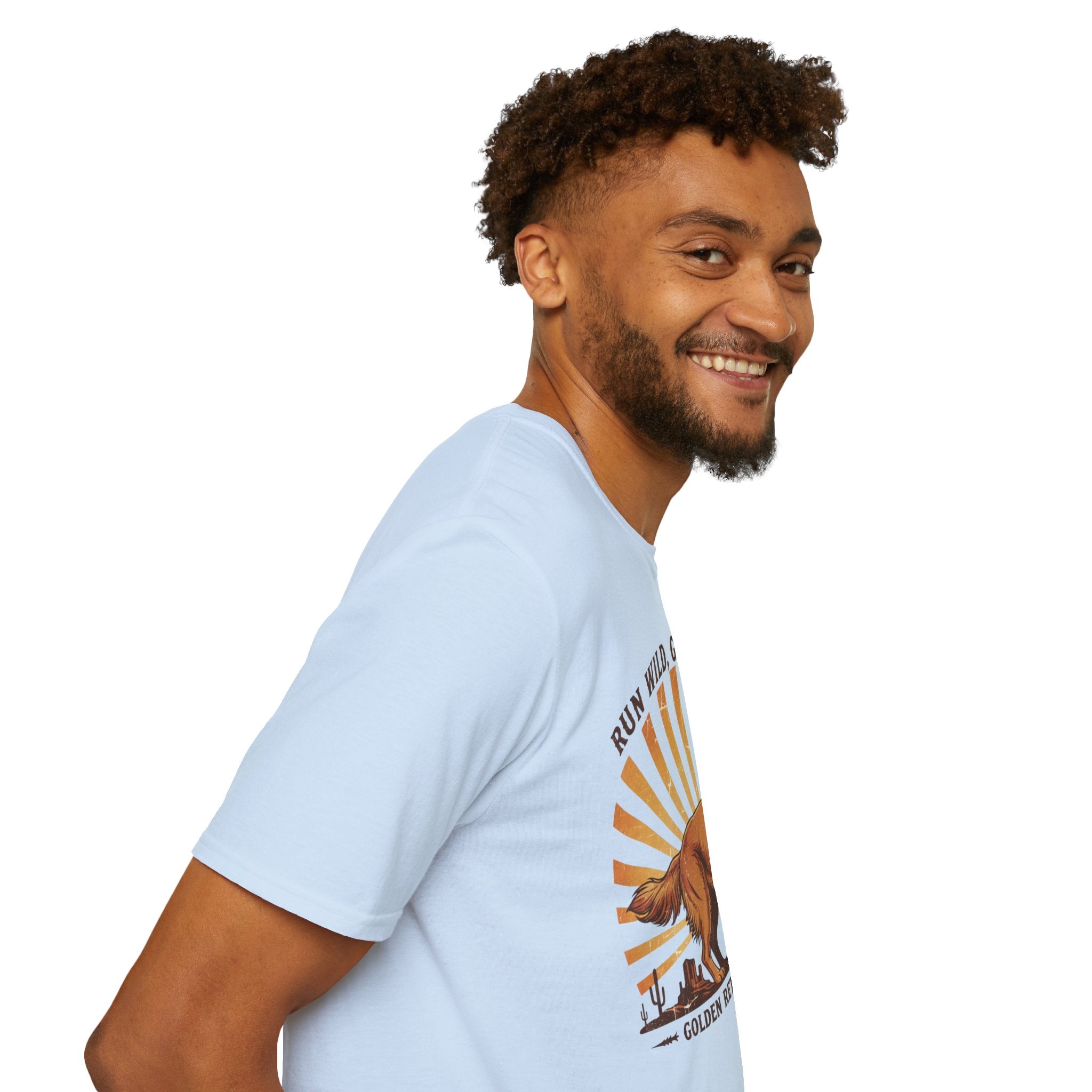 Run Wild Golden Heart T-Shirt — Golden Retriever Graphic Tee