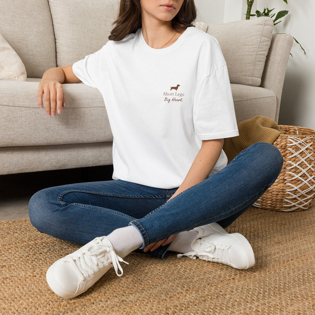 Dachshund “Short Legs, Big Heart” T‑Shirt