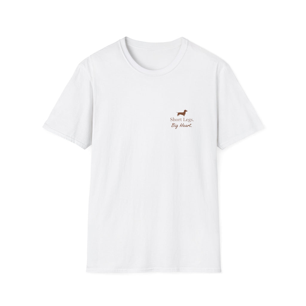 Dachshund “Short Legs, Big Heart” T‑Shirt