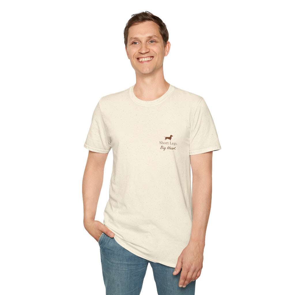 Dachshund “Short Legs, Big Heart” T‑Shirt