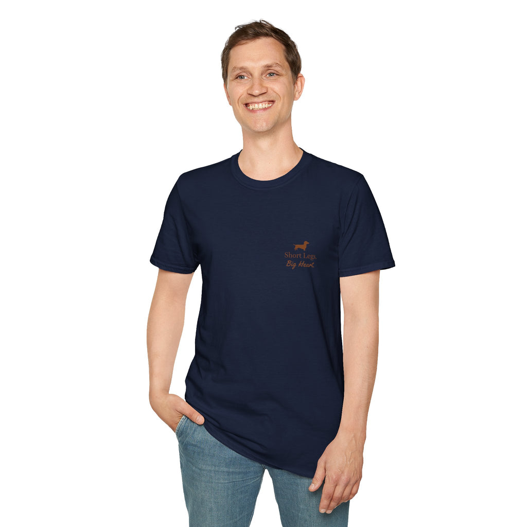 Dachshund “Short Legs, Big Heart” T‑Shirt
