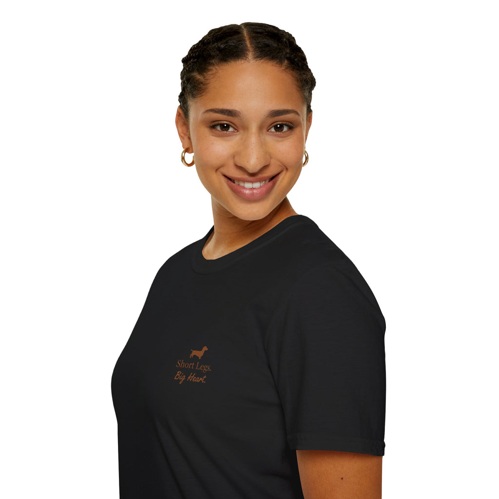 Dachshund “Short Legs, Big Heart” T‑Shirt