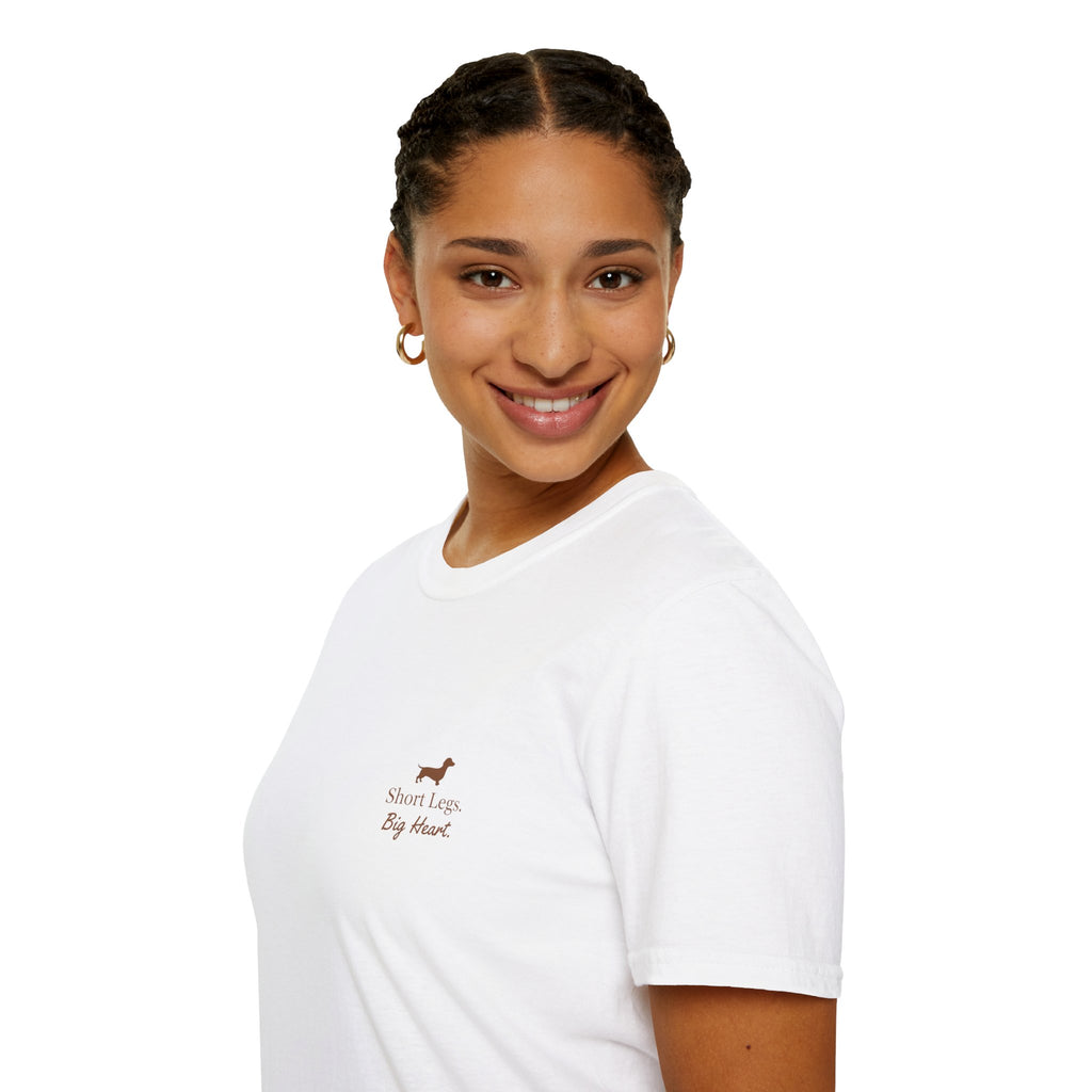 Dachshund “Short Legs, Big Heart” T‑Shirt