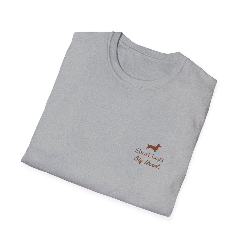 Dachshund “Short Legs, Big Heart” T‑Shirt