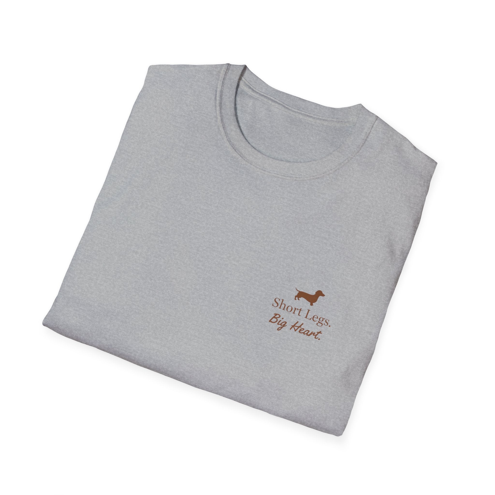 Dachshund “Short Legs, Big Heart” T‑Shirt