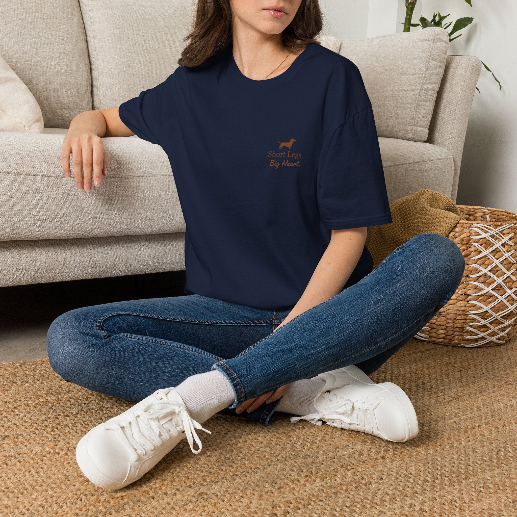 Dachshund “Short Legs, Big Heart” T‑Shirt