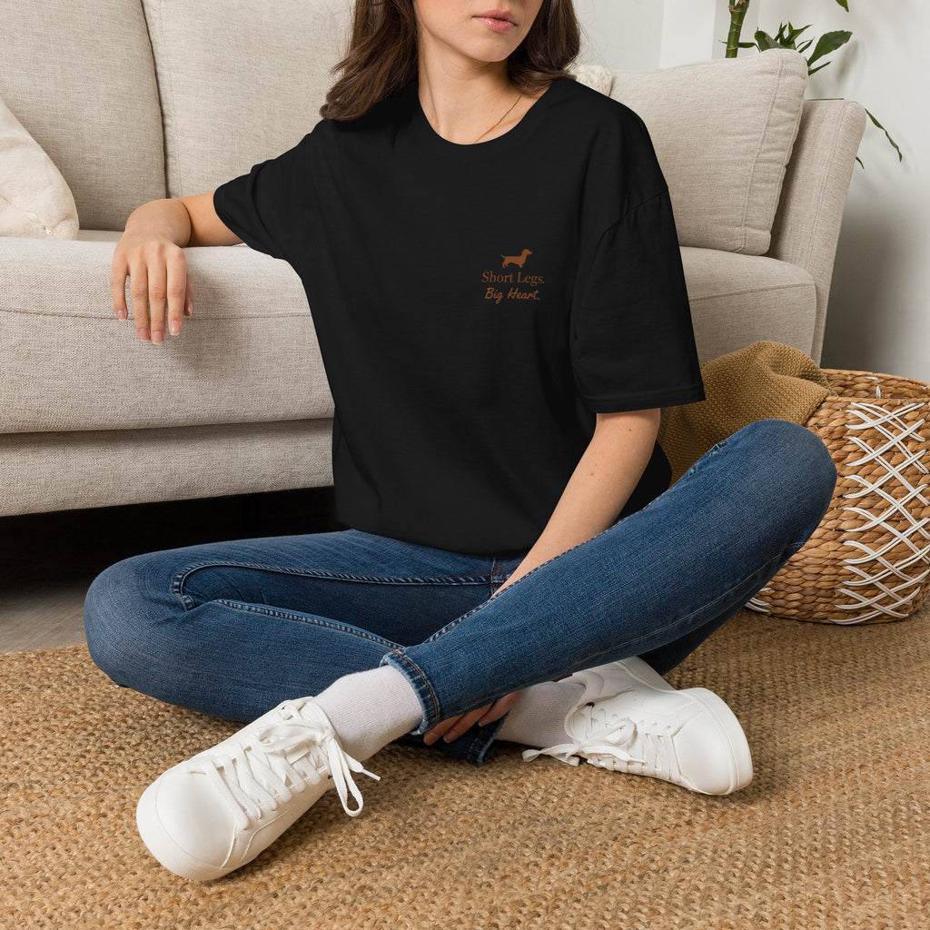 Dachshund “Short Legs, Big Heart” T‑Shirt