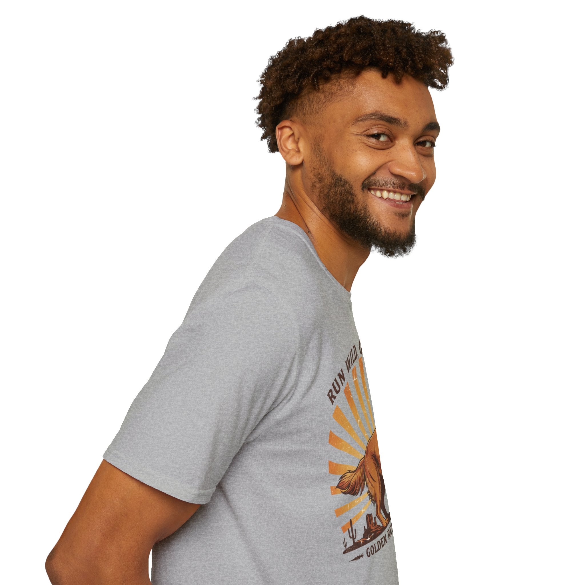 Run Wild Golden Heart T-Shirt — Golden Retriever Graphic Tee