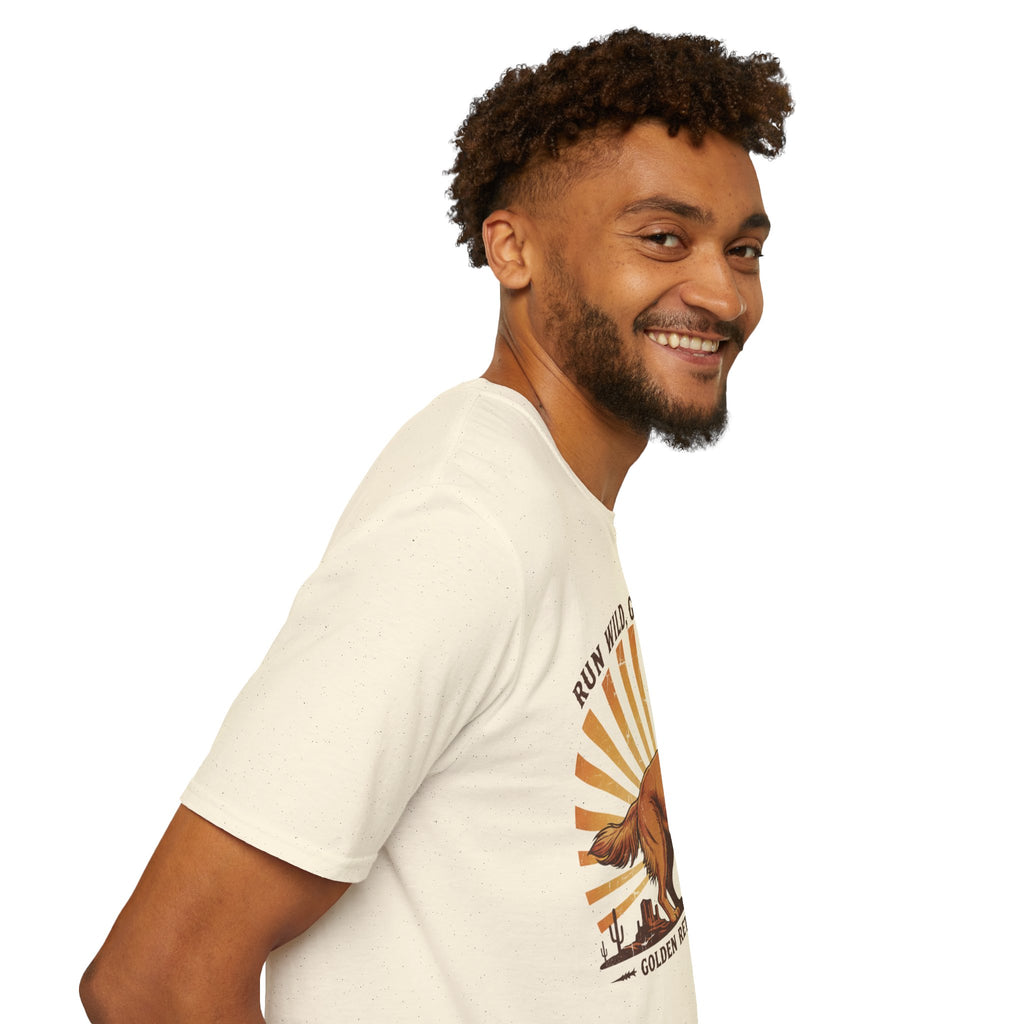 Run Wild Golden Heart T-Shirt — Golden Retriever Graphic Tee