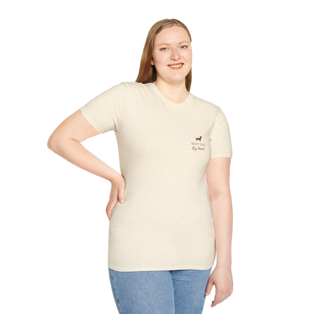 Dachshund “Short Legs, Big Heart” T‑Shirt