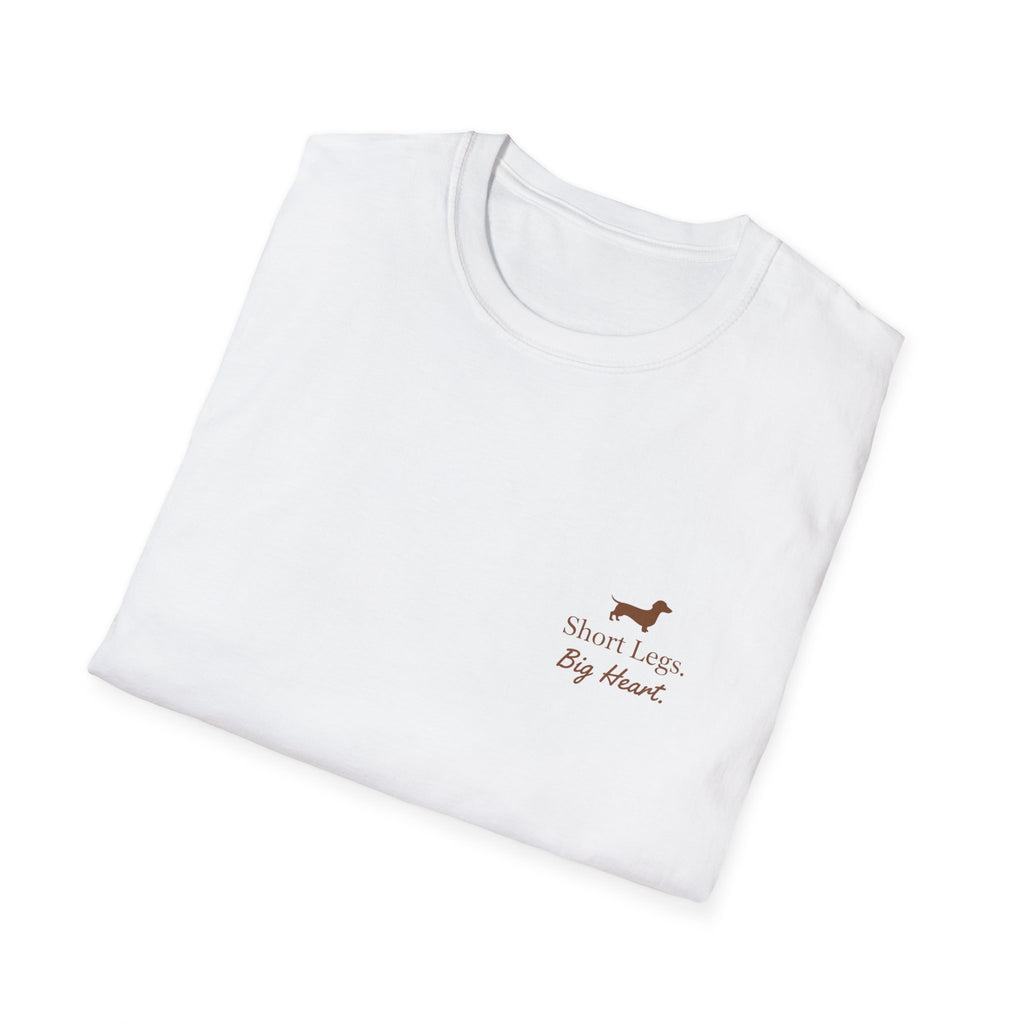 Dachshund “Short Legs, Big Heart” T‑Shirt