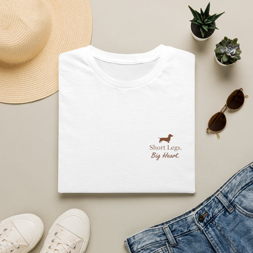 Dachshund “Short Legs, Big Heart” T‑Shirt