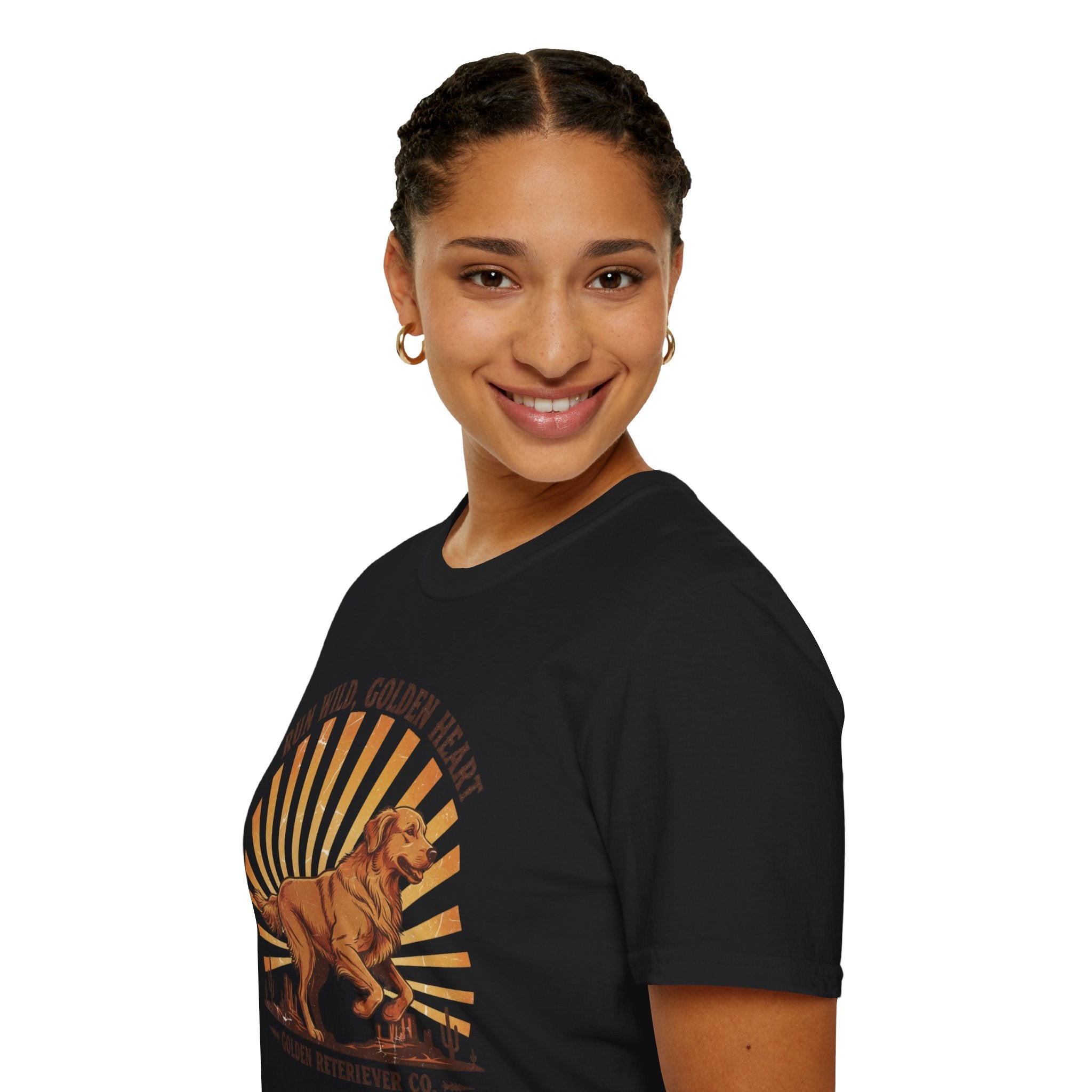 Run Wild Golden Heart T-Shirt — Golden Retriever Graphic Tee