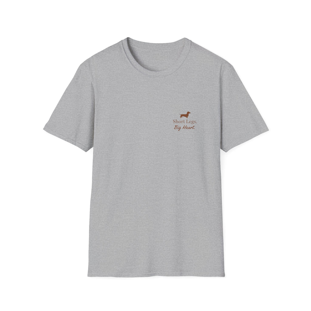 Dachshund “Short Legs, Big Heart” T‑Shirt
