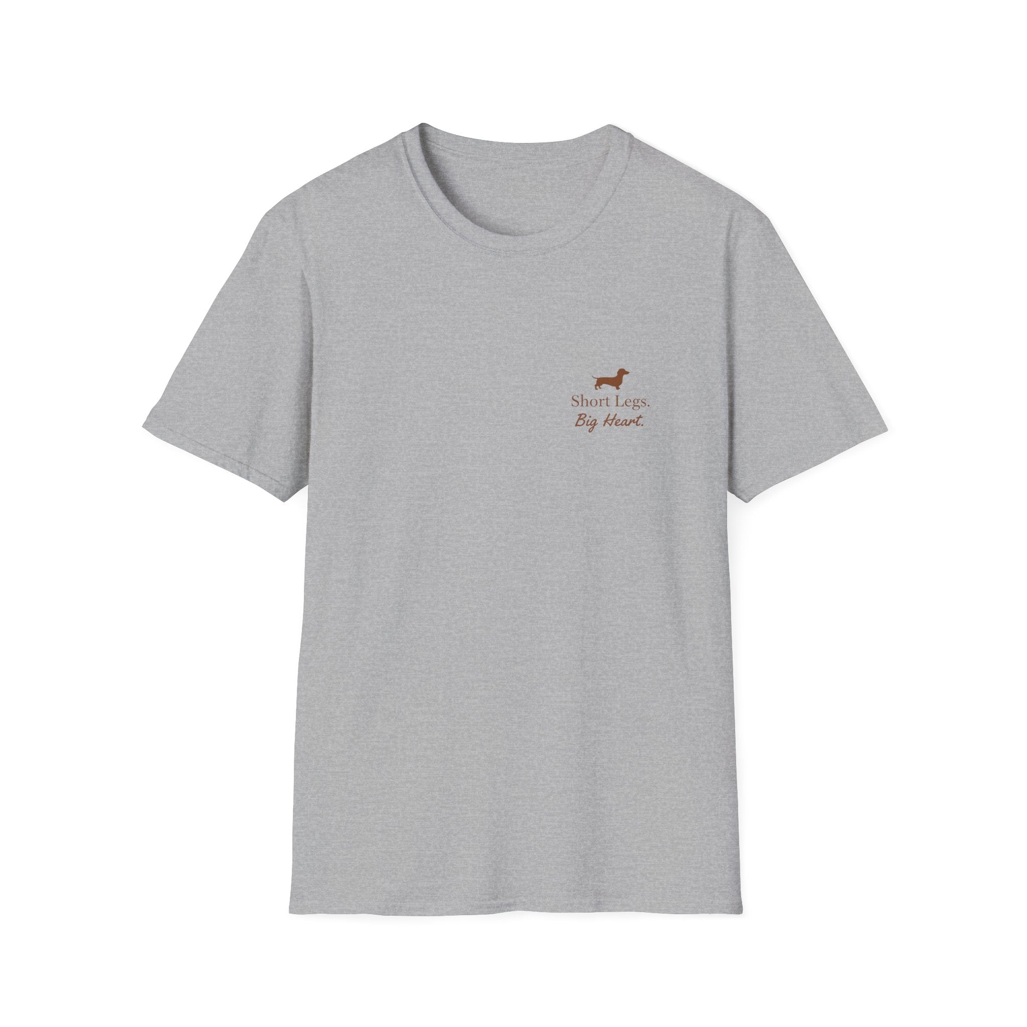 Dachshund “Short Legs, Big Heart” T‑Shirt