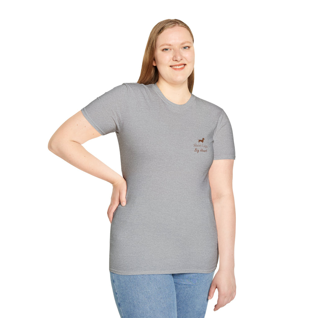 Dachshund “Short Legs, Big Heart” T‑Shirt