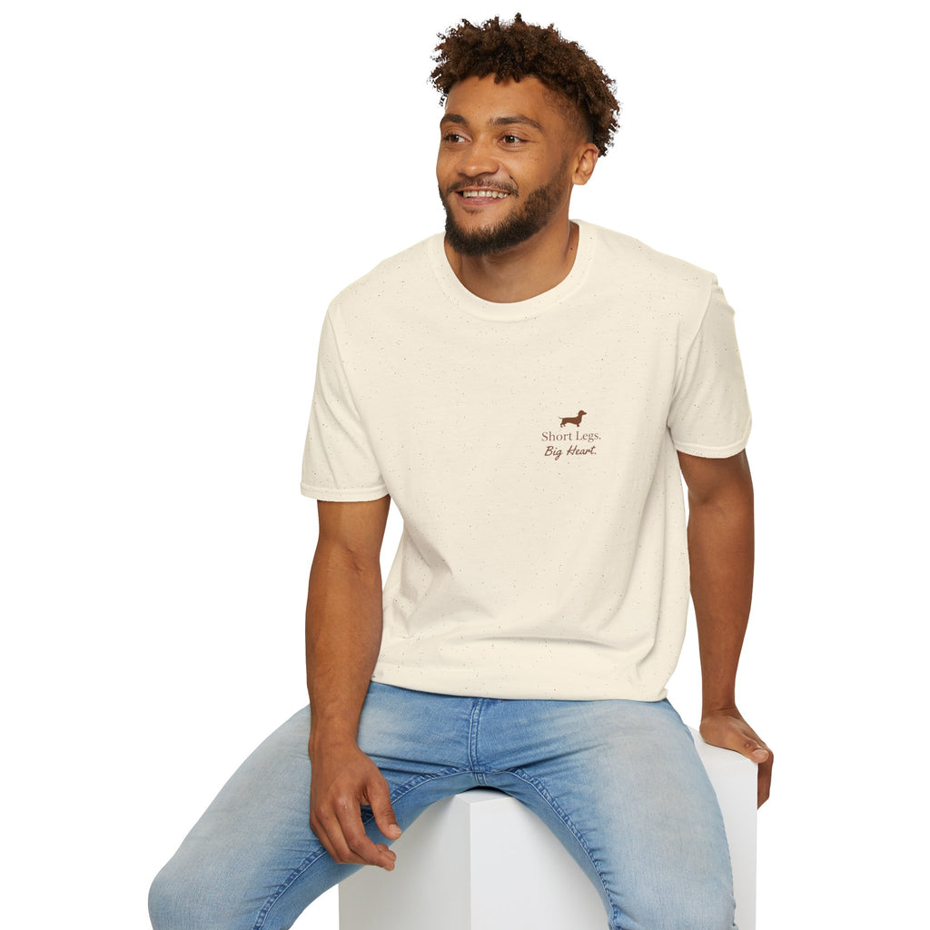 Dachshund “Short Legs, Big Heart” T‑Shirt