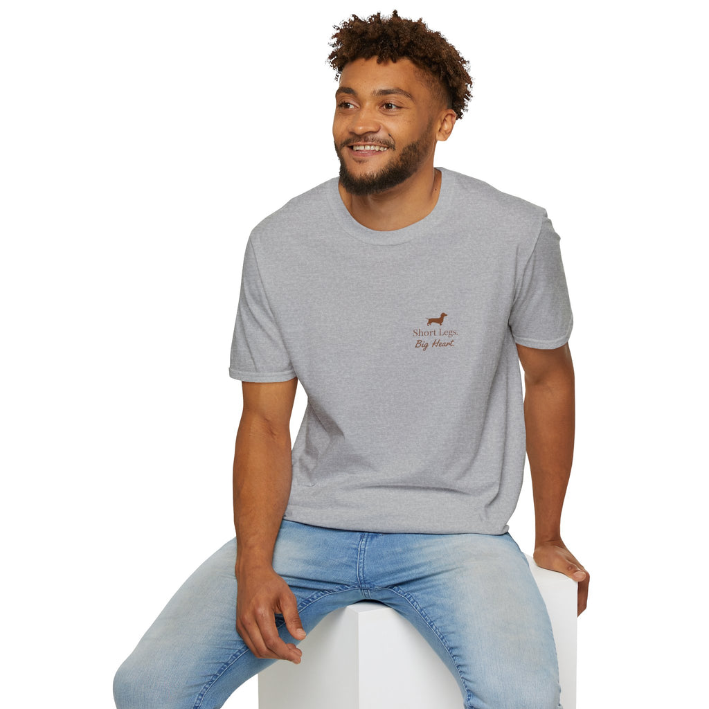 Dachshund “Short Legs, Big Heart” T‑Shirt