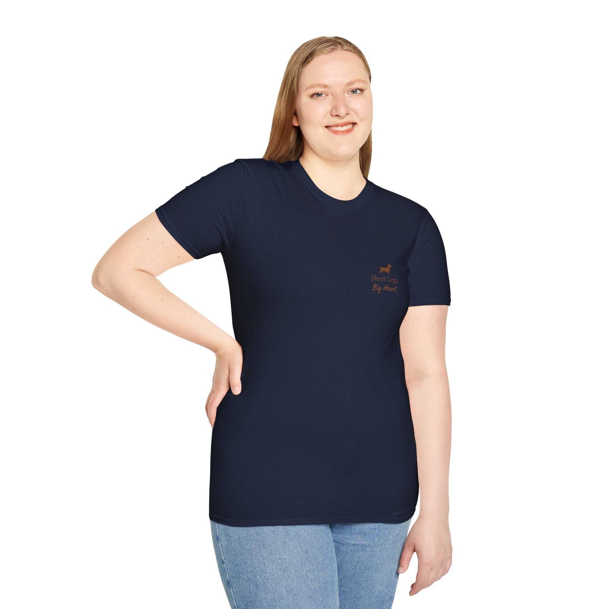 Dachshund “Short Legs, Big Heart” T‑Shirt
