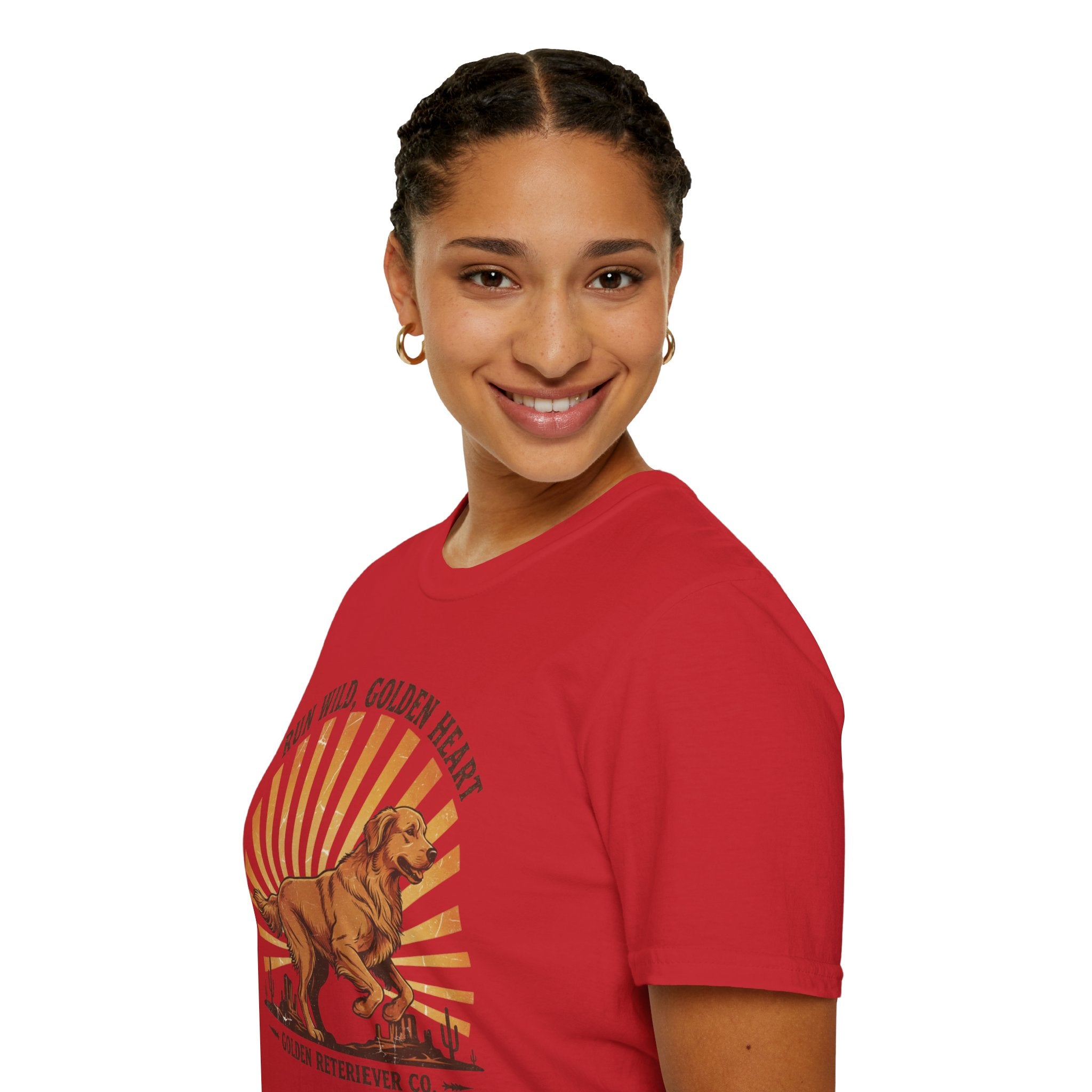 Run Wild Golden Heart T-Shirt — Golden Retriever Graphic Tee