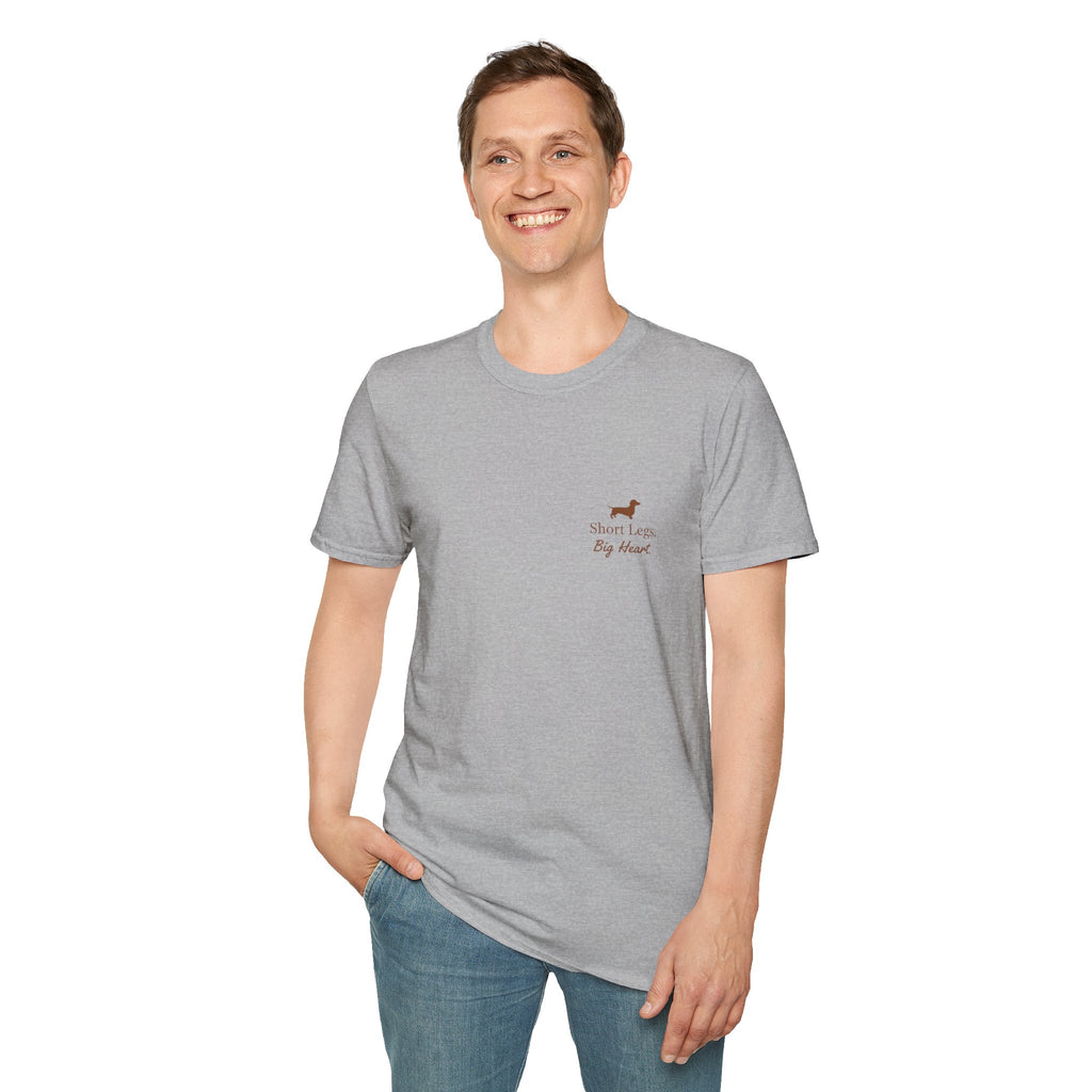 Dachshund “Short Legs, Big Heart” T‑Shirt