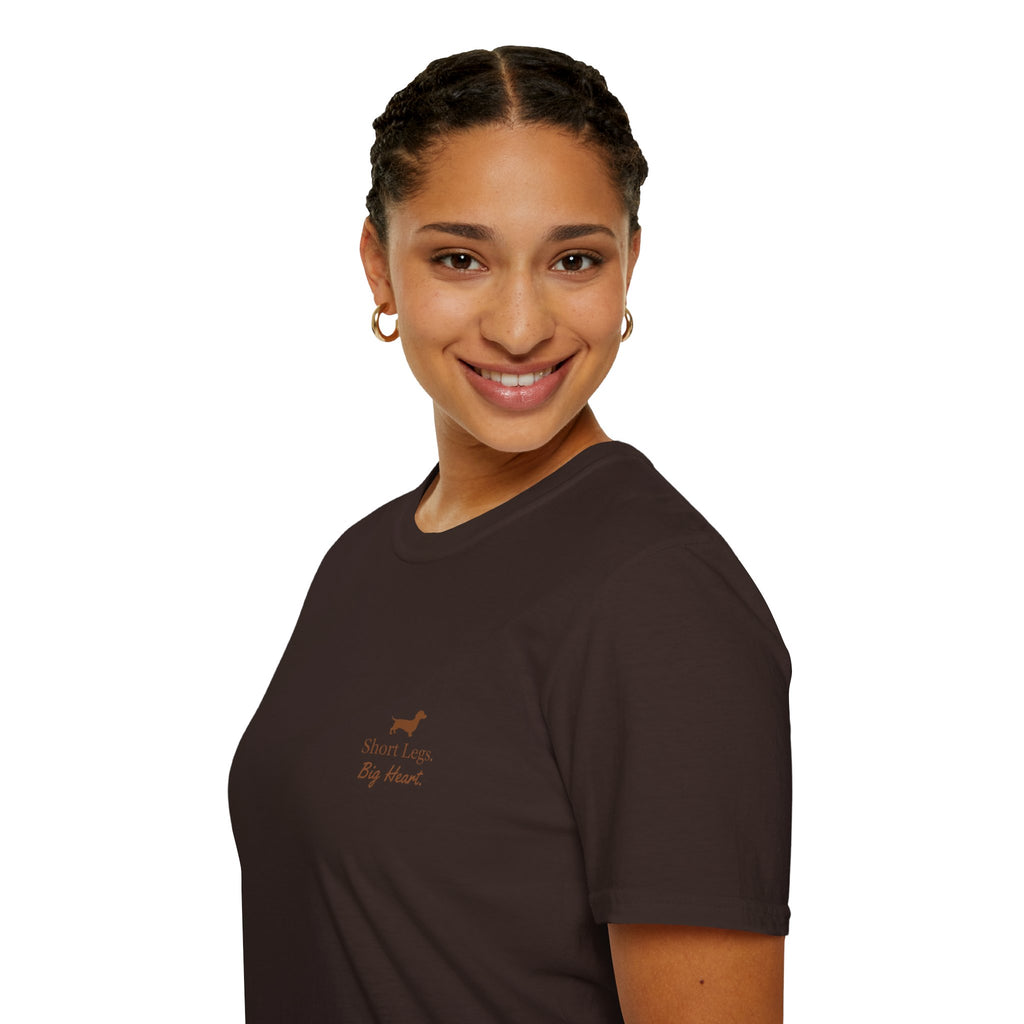 Dachshund “Short Legs, Big Heart” T‑Shirt