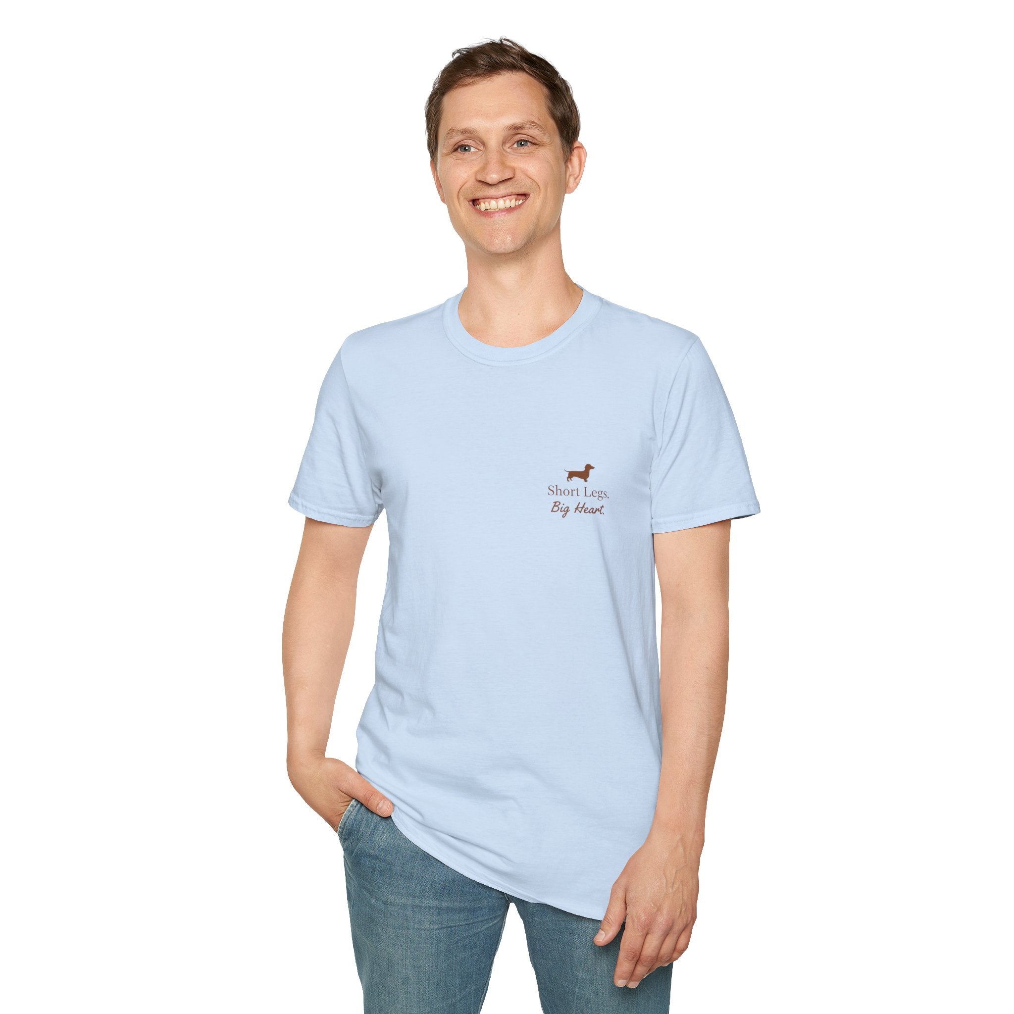 Dachshund “Short Legs, Big Heart” T‑Shirt