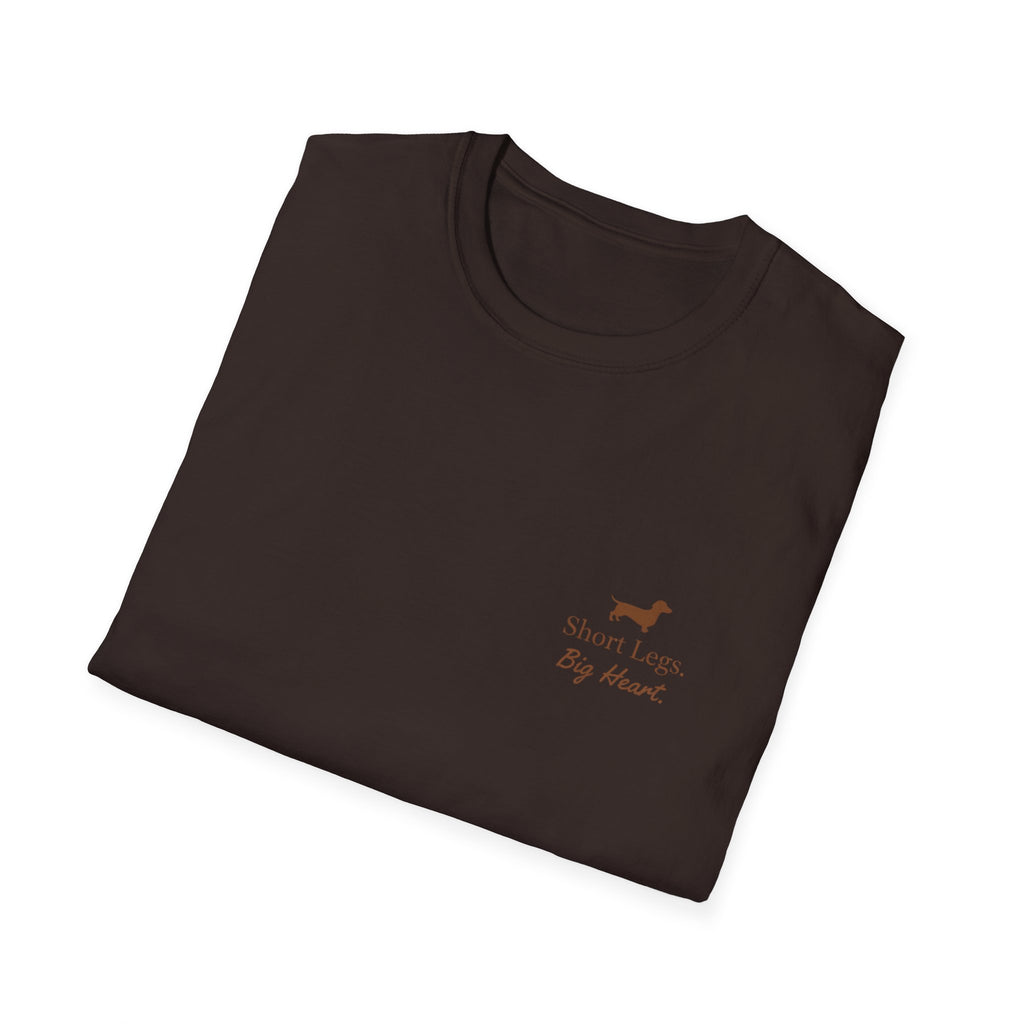 Dachshund “Short Legs, Big Heart” T‑Shirt