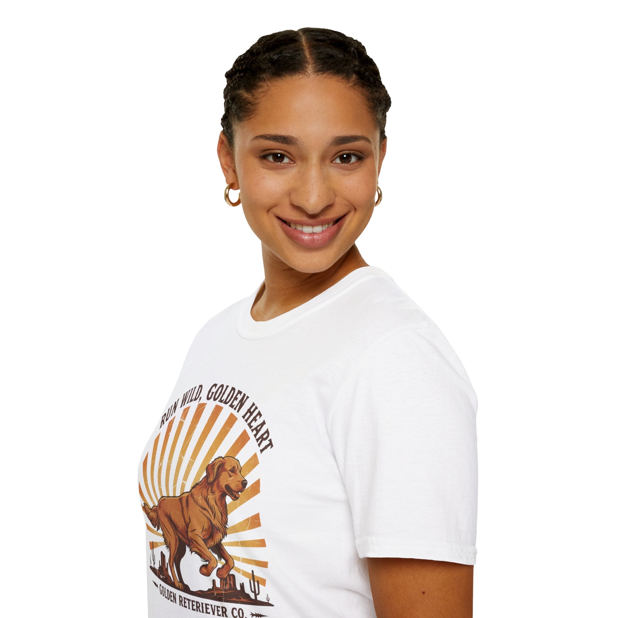 Run Wild Golden Heart T-Shirt — Golden Retriever Graphic Tee