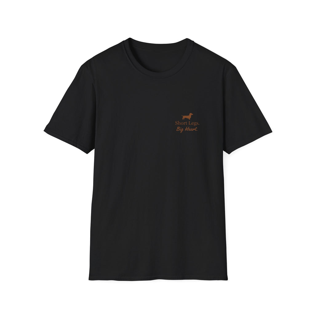 Dachshund “Short Legs, Big Heart” T‑Shirt