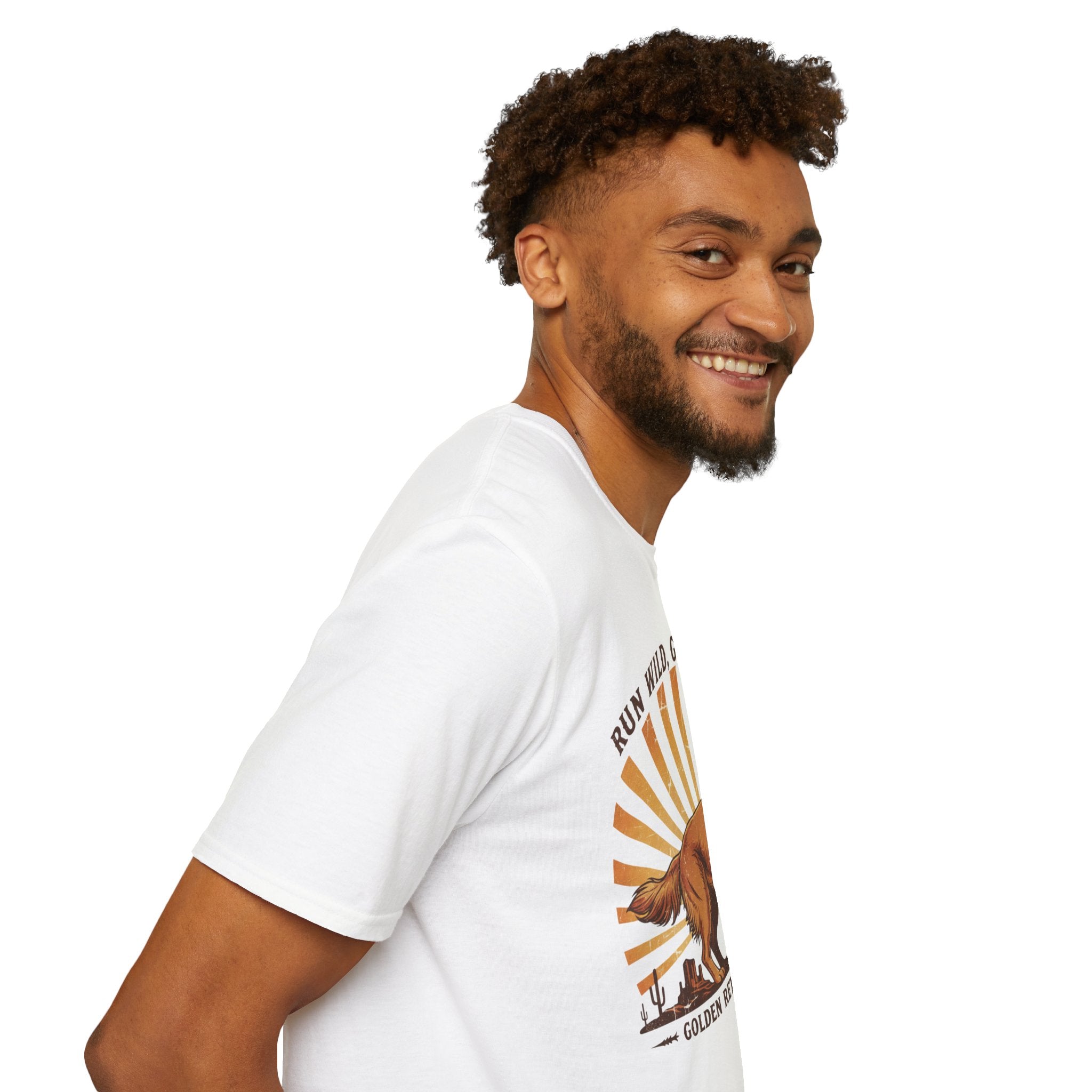 Run Wild Golden Heart T-Shirt — Golden Retriever Graphic Tee