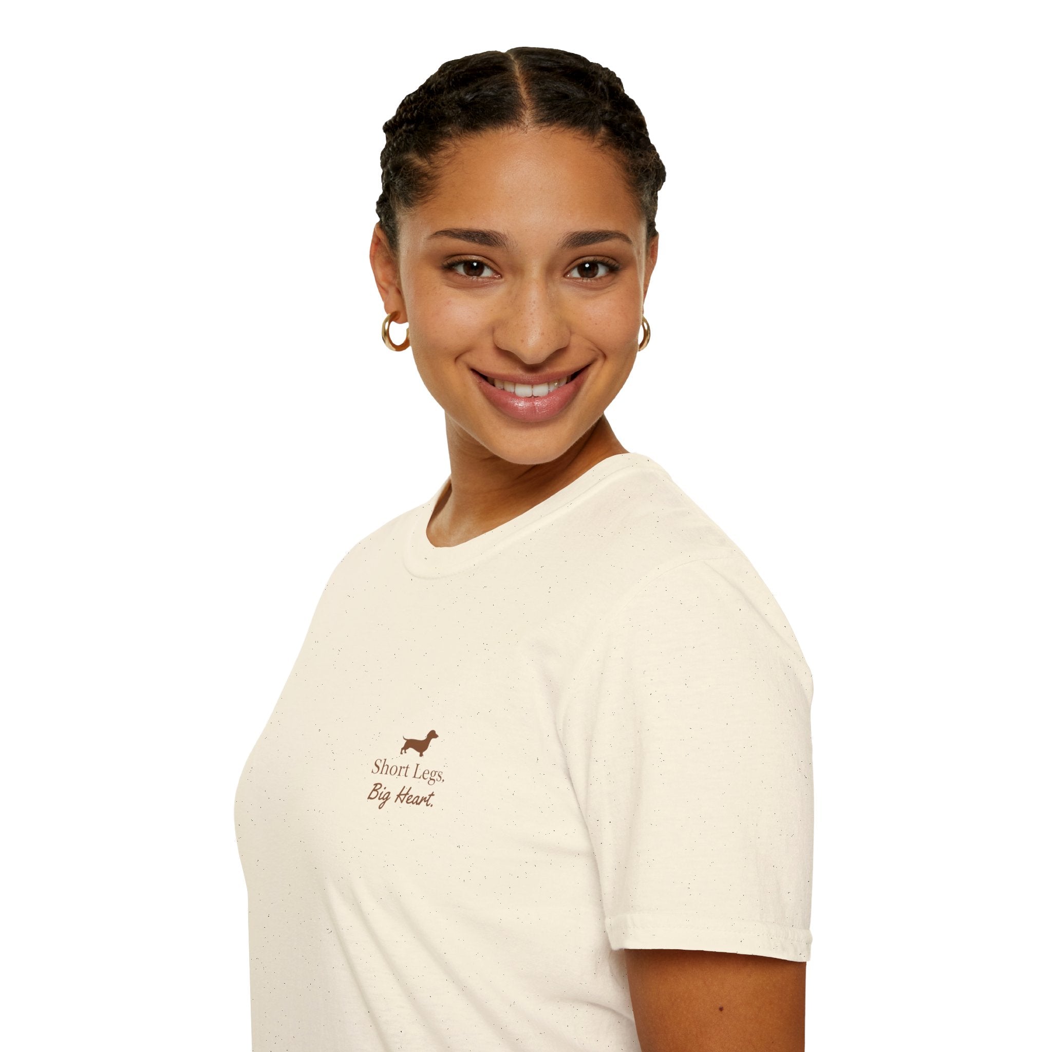 Dachshund “Short Legs, Big Heart” T‑Shirt
