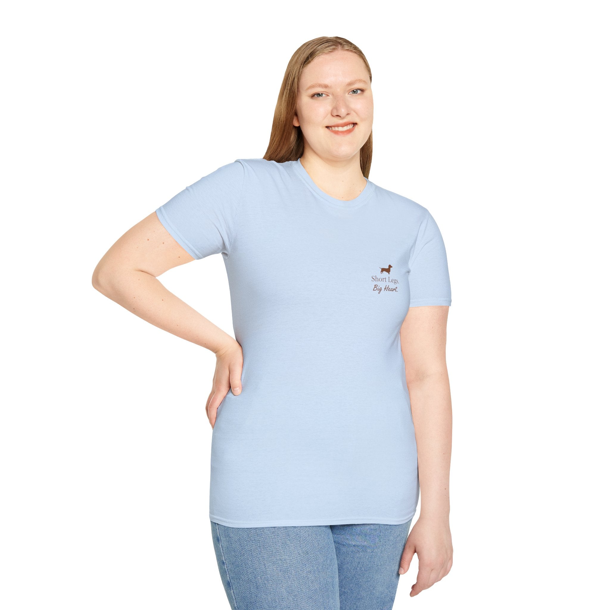 Dachshund “Short Legs, Big Heart” T‑Shirt